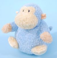 Gund JUNGLE Collection BLUE MONKEY Chime Baby Plush #58144